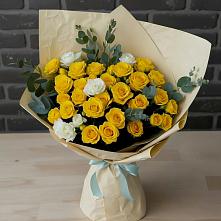 Букет цветов из:  Розы в Новой Пролетарке