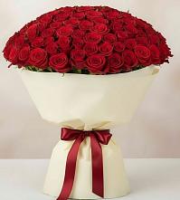 Букет 101 Красная роза Милано в Новой Пролетарке