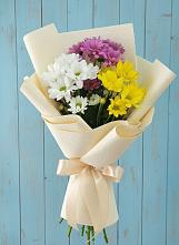 Букет цветов из:  Хризантемы #REPLACE_PRED# Новой Пролетарке