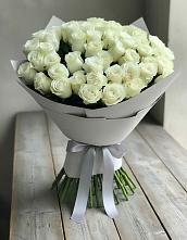 Букет 35 Белых роз в Новой Пролетарке