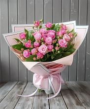 Букет Розовый кустик в Новой Пролетарке