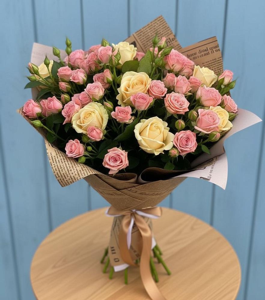 Букет цветов из: Розы в Новой Пролетарке