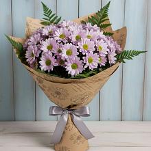 Букет цветов из:  Хризантемы #REPLACE_PRED# Новой Пролетарке