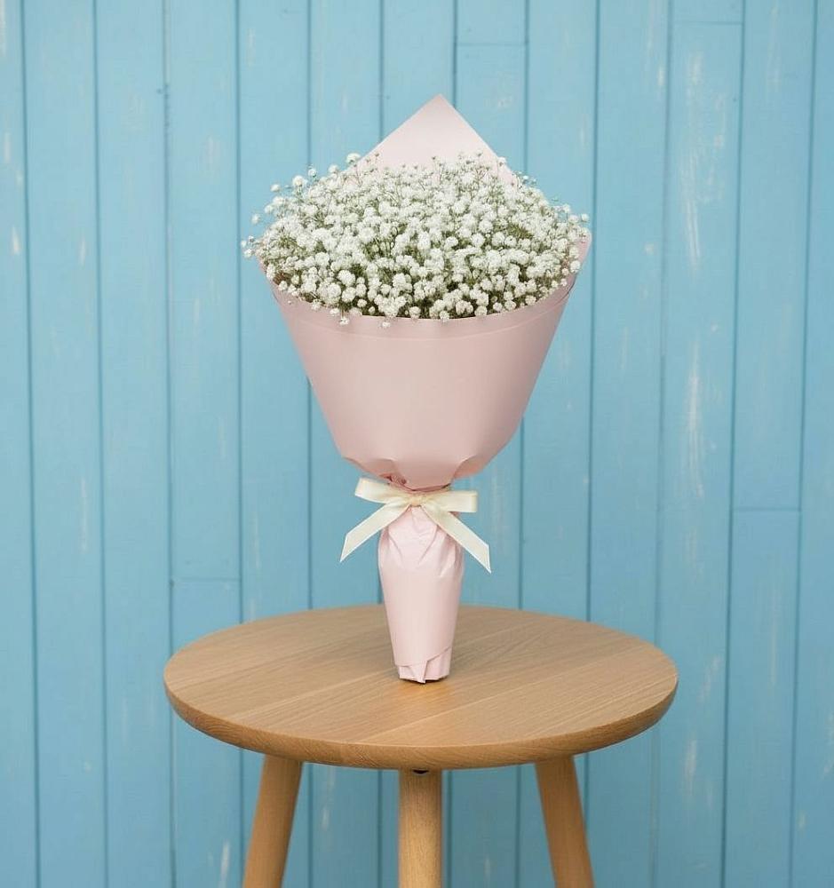 Букет цветов из: Гипсофила в Новой Пролетарке