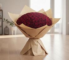 Букет 101 Красная роза в Новой Пролетарке