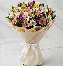 Букет цветов из:  Альстромерии в Новой Пролетарке