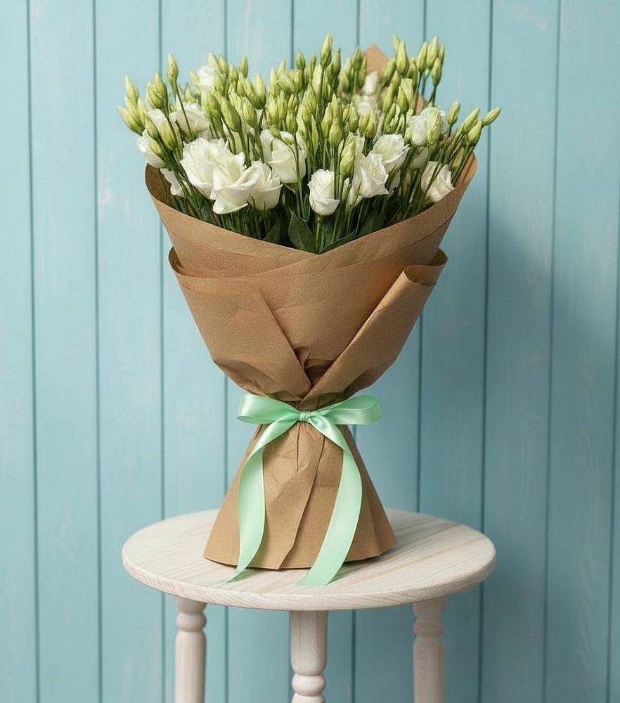 Букет цветов из: Лизиантусы в Новой Пролетарке