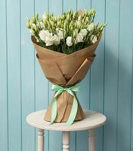 Букет цветов из:  Лизиантусы #REPLACE_PRED# Новой Пролетарке