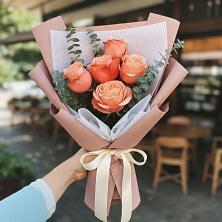 Букет цветов из:  Розы в Новой Пролетарке