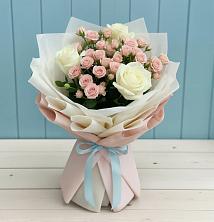 Букет цветов из:  Розы в Новой Пролетарке