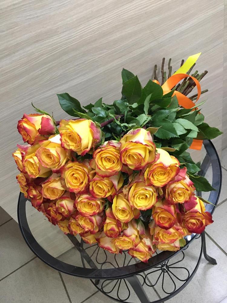 Букет Желтые розы в Новой Пролетарке