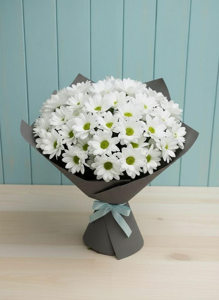 Букет цветов из: Хризантемы в Новой Пролетарке