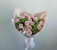 Букет цветов из:  Розы и Хризантемы в Новой Пролетарке