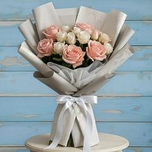 Букет цветов из:  Розы #REPLACE_PRED# Новой Пролетарке