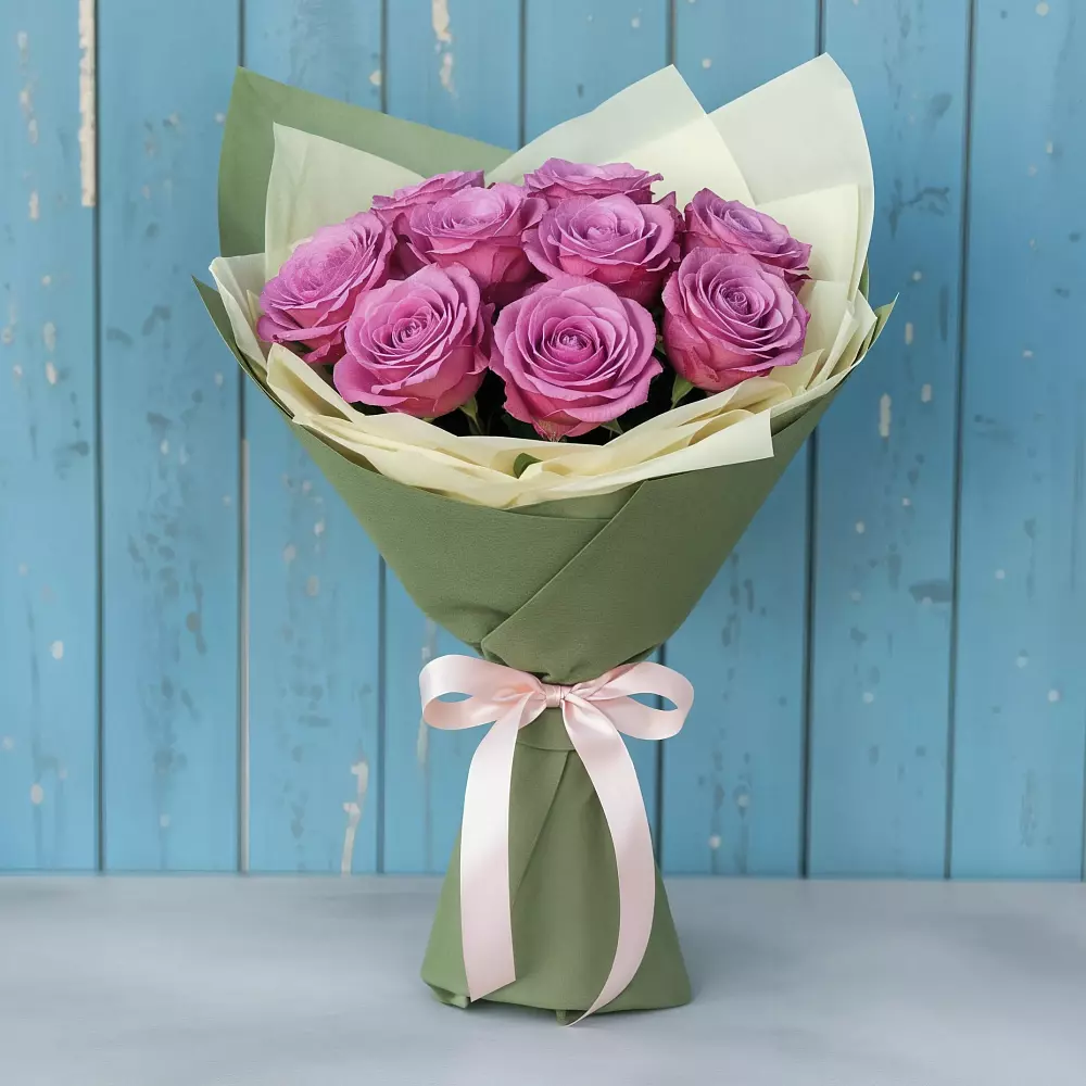 Букет Розы Фёрст Леди в Новой Пролетарке