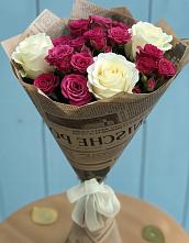 Букет цветов из:  Розы в Новой Пролетарке