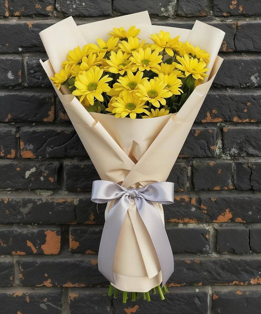 Букет цветов из: Хризантемы в Новой Пролетарке