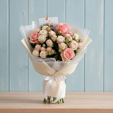 Букет цветов из:  Розы #REPLACE_PRED# Новой Пролетарке