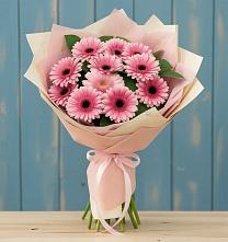 Букет цветов из:  Герберы в Новой Пролетарке